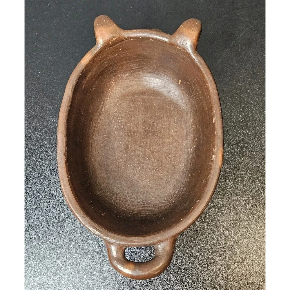 Pomaireware Pig Baking Dish Individual‎ 12 Ounce Baker Chile Clay Earthenware